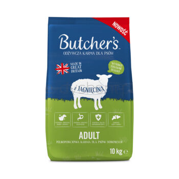 Butcher's Adult, sucha karma dla psów dorosłych, z jagnięciną 10kg