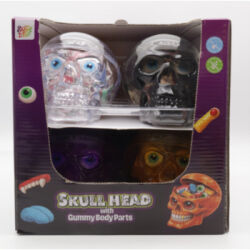 SweetnFun Skull Head Gummy Part Czaszka z gumami w kształcie części ciała 96 g