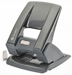 Kangaro Dziurkacz Aion-40, dziurkuje do 40 kartek, metalowy, metaliczny szary