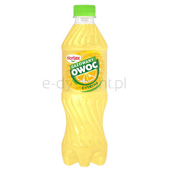 Hortex Gazowany Owoc Napój o smaku cytrynowym 1,5l SK