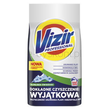 Vizir Professional Proszek Do Prania Alpine, 100 prań, 5.5 kg