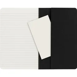 Zestaw 3 Zeszytów MOLESKINE Cahier Journals L (13x21cm) w linie, 80 stron, czarny