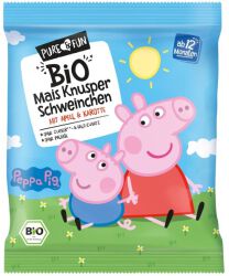 Hejo! Świnka Peppa Chrupki Kukurydziane Jabłko- Marchew Bio 30 G