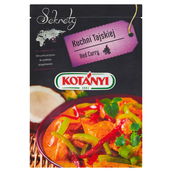 Kotanyi Sekrety Kuchni Tajskiej Red Curry 20G