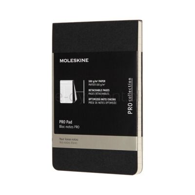 Moleskine Notes reporterski PRO PAD P (9x14 cm), 96 stron, czarny