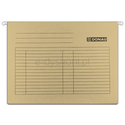 Donau Teczka zawieszkowa A4, 230Gsm, Brązowa