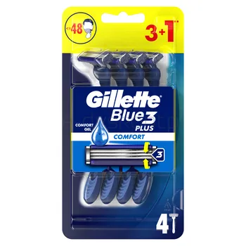 Gillette Blue3 Plus Comfort Maszynki Jednorazowe Dla Mężczyzn 4 Szt.