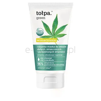 Tołpa. Green Wzmacniająca Odżywka - Maska Do Włosów Słabych, Zniszczonych I Pozbawionych Witalności 150 Ml