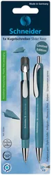 Długopis automatyczny SCHNEIDER Slider Rave, XB, 1szt., blister, turkusowy