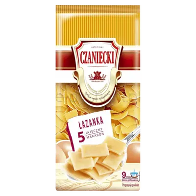 Czaniecki Makaron Łazanka 250G