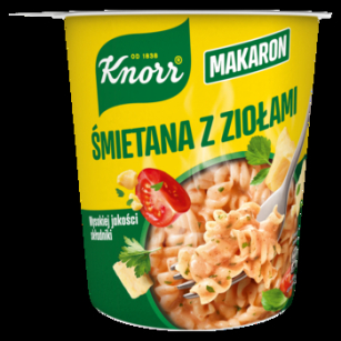 Knorr Danie Makaron Smietana Z Ziołami 59G