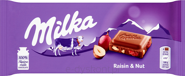 Milka RaisinNut 100G