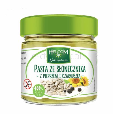 Helcom Pasta Ze Słonecznika Z Pieprzem I Czarnuszką 225 Ml  Naturalnie