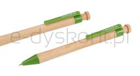 Econovo Długopis obudowa 100% z biodegradowalnego bambusa, 1,0 mm, 2 szt., naturalny - 3