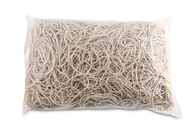 Office Products Gumki recepturki średnica 50mm, 1,5x3mm, 60% kauczuku, 1000g, zgrzewka, białe