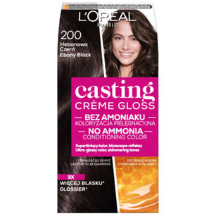 L'Oreal Paris Casting CreMe Gloss Farba Do Włosów 200 Hebanowa Czerń 180 Ml