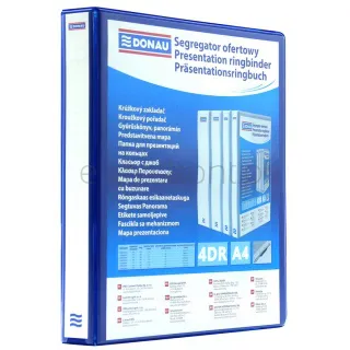 Donau Segregator ofertowy PP, A4/4RD/50, niebieski