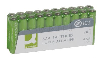 Q-Connect Baterie Super-Alkaliczne Aaa, Lr03, 1,5V, 20Szt.