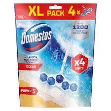 Domestos Kostka toaletowa Power 5 Ocean 4x50g