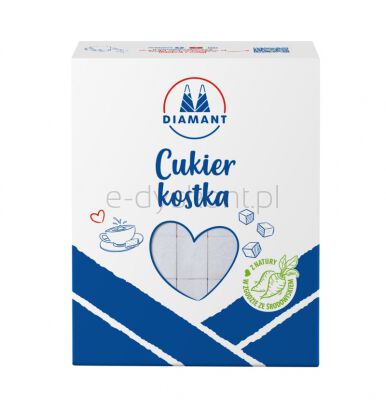 Diamant Cukier Biały Kostka 500G