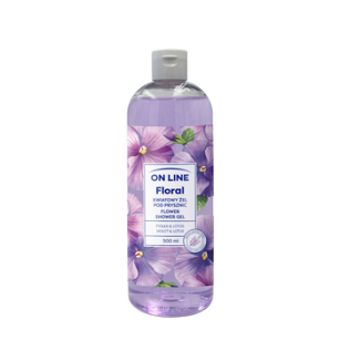 On Line Floral Kwiatowy Żel Pod Prysznic Violet&Amp;Lotus 500Ml
