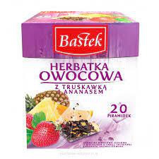 *Bastek Herbata Piramidki Truskawka Ananas 20 Torebek  