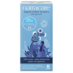 Tampony higieniczne z aplikatorem super BIO 16 szt.