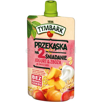 Tymbark Przekąska Na 2 Śniadanie Jogurt  Zboża + Owoce Sadu 100 G