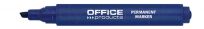Office Products Marker permanentny ścięty, 1-5mm (linia), niebieski  - 2