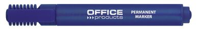 Office Products Marker permanentny ścięty, 1-5mm (linia), niebieski 