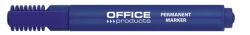 Office Products Marker permanentny ścięty, 1-5mm (linia), niebieski 