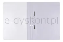 Skoroszyt OFFICE PRODUCTS, PP, A4, 2 otwory, 100/170mikr., wpinany, biały - 2