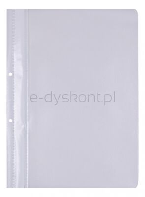 Office Products Skoroszyt, PP, A4, 2 otwory, 100/170mikr., wpinany, biały
