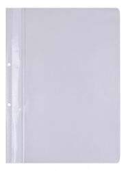 Office Products Skoroszyt, PP, A4, 2 otwory, 100/170mikr., wpinany, biały