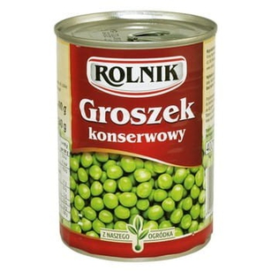 Rolnik Groszek Konserwowy 400 G 