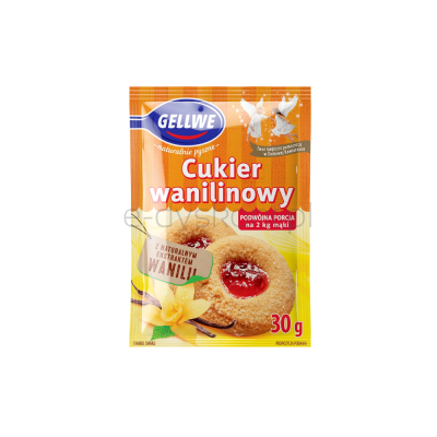 Gellwe Cukier Wanilinowy 30g