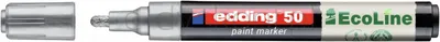Edding Marker Olejowy Na Bazie Wody E-50 Ecoline, 2-3Mm, Srebrny