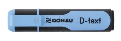 Zakreślacz Donau D-Text, 1-5mm (linia), eurozawieszka, niebieski