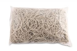 Office Products Gumki Recepturki średnica 50mm, 1,5x3mm, 60% kauczuku, 1000g, zgrzewka, białe