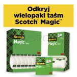 Scotch Taśma Biurowa Magic™ (9-1933R8), Matowa, 19Mm, 33M, 7Szt., 1 Rolki Gratis - 2