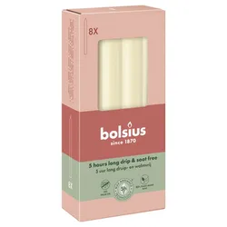 Bolsius Świeca Torpeda 170/20 8Szt. Delikatny Perłowy