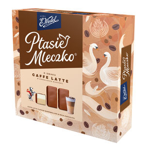 Wedel Ptasie Mleczko O Smaku Caffe Latte W Czekoladzie Mlecznej 340G