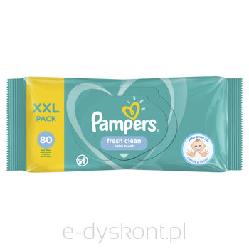 Pampers Chusteczki Pielegnacyjne Fresh Clean 80 Szt