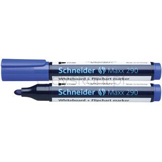 Schneider Marker do tablic Maxx 290, okrągły, 2-3mm, niebieski [BIURO]