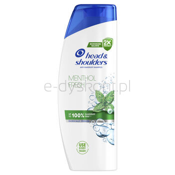 Head & Shoulders Szampon Przeciwłupieżowy Menthol Fresh Codzienny 500 ml