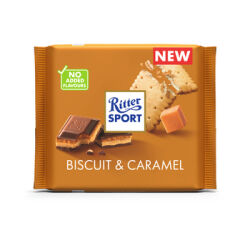 Ritter Sport Czekolada Mleczna z herbatnikiem maślanym i karmelem 100g