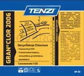 Koncentrat do mycia i dezynfekcji z aktywnym chlorem TENZI, Granclor 2006, 5l - 2