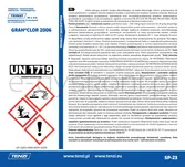 Koncentrat do mycia i dezynfekcji z aktywnym chlorem TENZI, Granclor 2006, 5l - 3