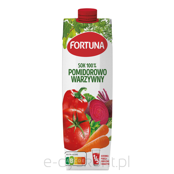Fortuna Sok 100% Pomidorowo Warzywny 1 L