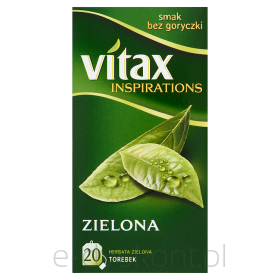 Vitax Herbata Inspiracje Zielona 20 Torebek X 1,5G